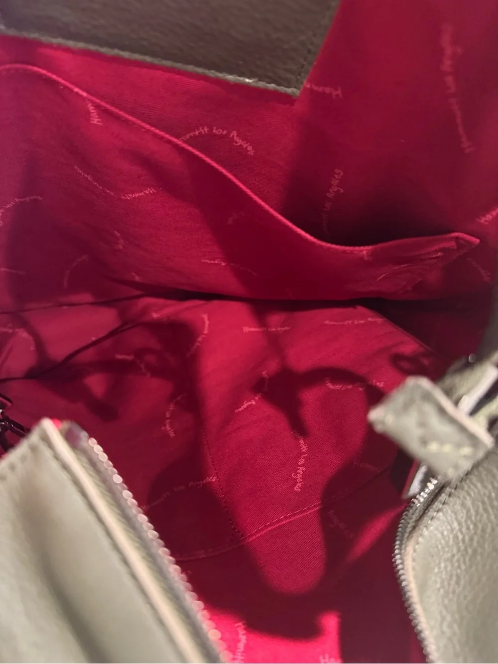 Hammitt Drew Olive Green Leather Tote